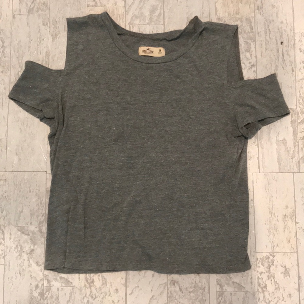 DONATED Hollister Cold Shoulder Crop Top
